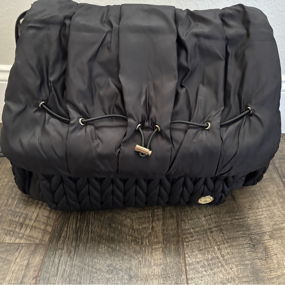 Happ Levy black diaper bag backpack